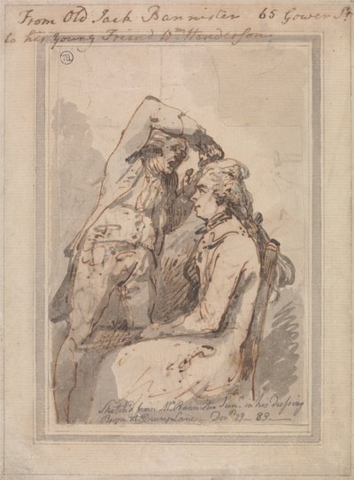 Jack Bannister in his Dressing Room by Thomas Rowlandson